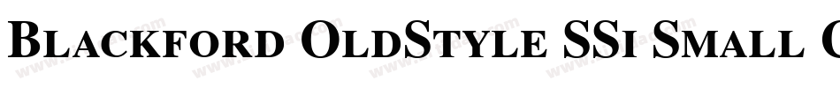 Blackford OldStyle SSi Small Caps字体转换